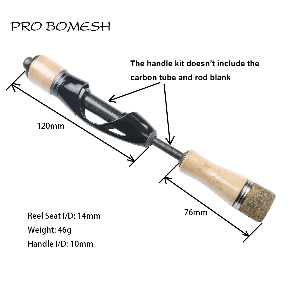 Ice Fishing Reel - Pro Bomesh 1 zestaw uchwyt na