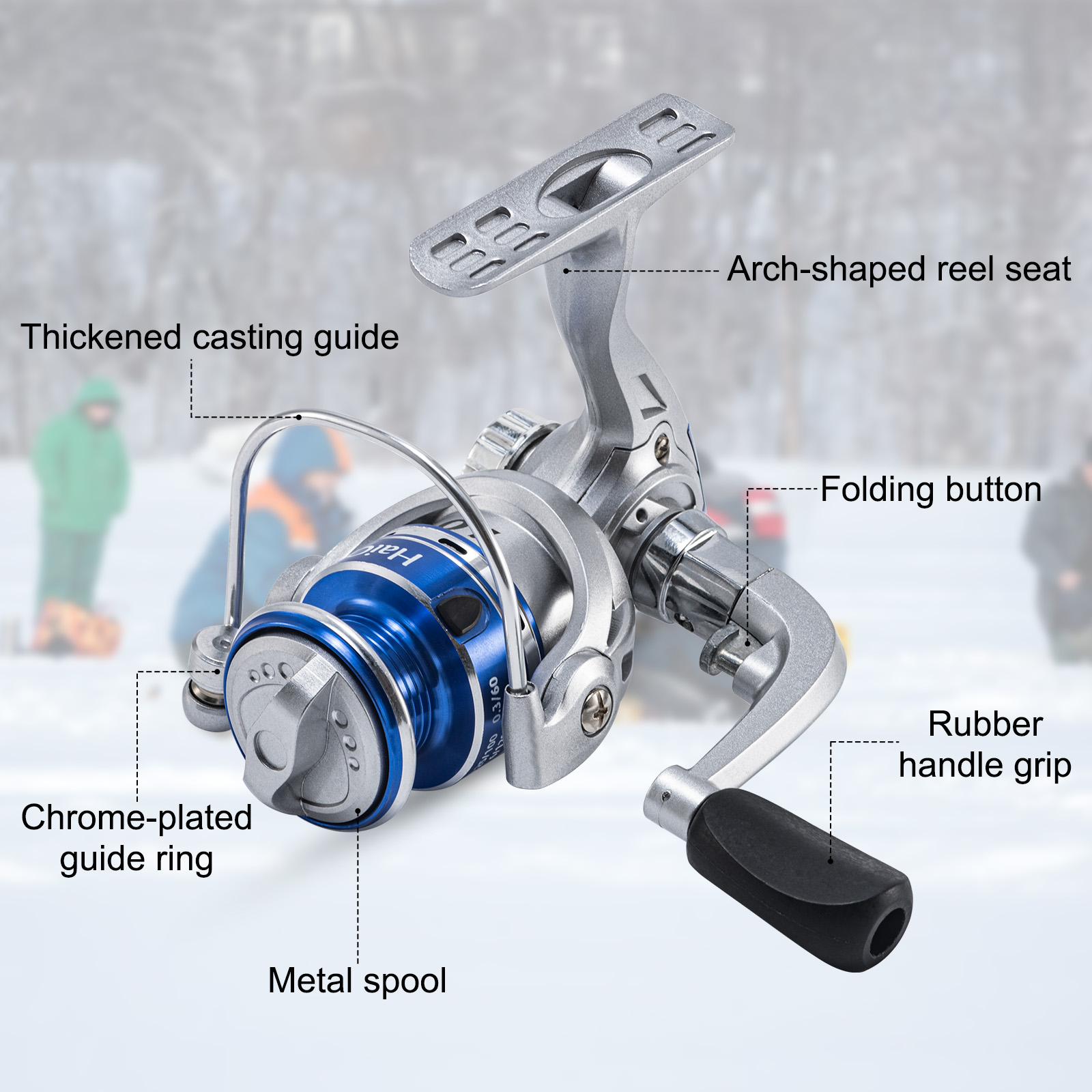 Goture Nowe Kołowrotki do Łowi – Ice Fishing Reel recenzja i cena